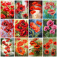 Diamond Paintings Art Full Drill Poppy Flower
