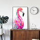 5D DIY Diamond Painting Kit - Full Round - Flamingo A