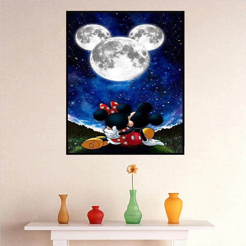 Mickey Mouse moon 5D DIY Diamond Painting
