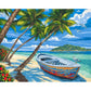 Paint By Number Oil Painting Sea Boats (40*50cm)
