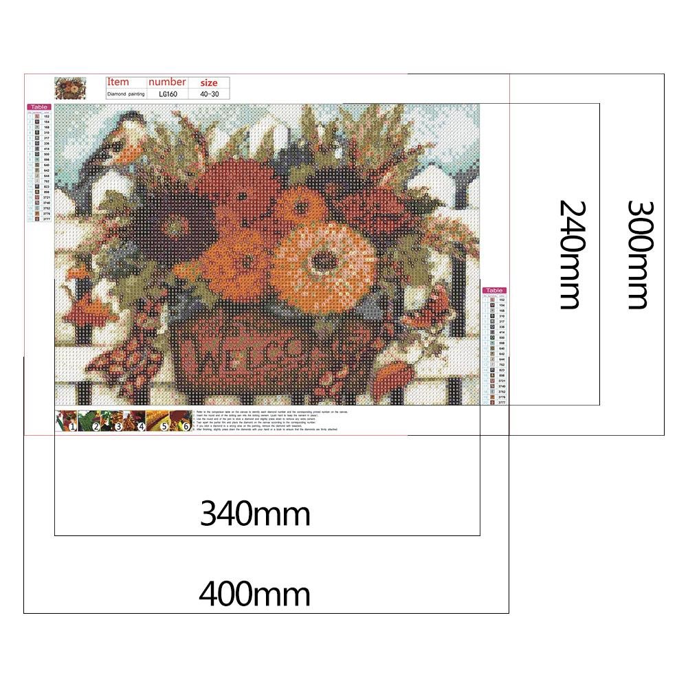 Diamond Painting - Full Round - Welcome