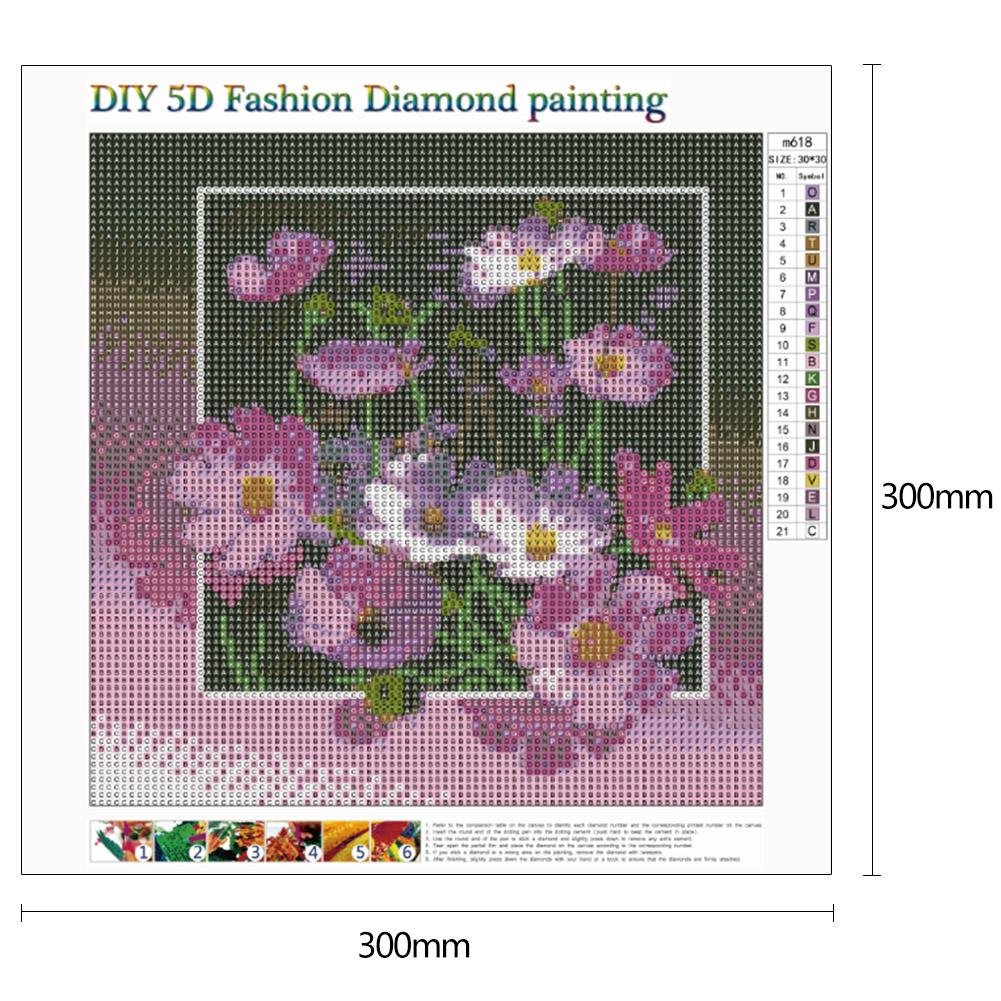 Diamond Painting - Full Round - Flower 3