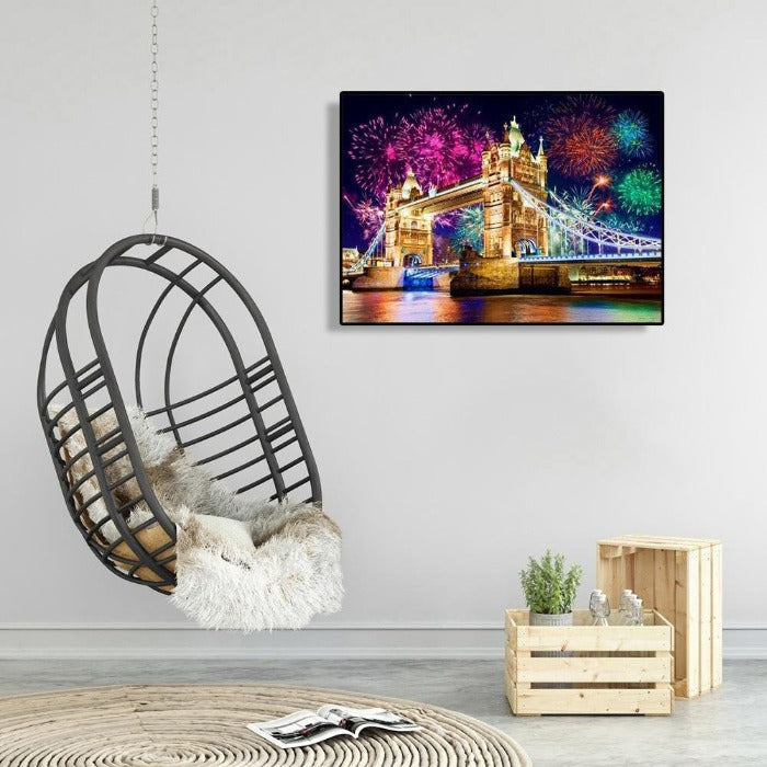 Painting By Numbers Kit DIY Night Scene Oil Art