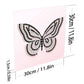 DIY Pearl Painting With Frame - Handmade Self-Adhesive Pearls - Butterfly (30*30cm) H