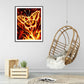 Fire Butterfly 5D DIY Gem Kit Living Room Decoration