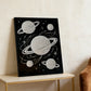 DIY Pearl Painting With Frame - Handmade Self-Adhesive Pearls - Planet (30*40cm)