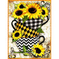 5D Diy Diamond Painting Kit Full Round Beads Sunflower