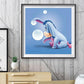 Eeyore Playing Bubbles Diamond Embroidery On Canvas