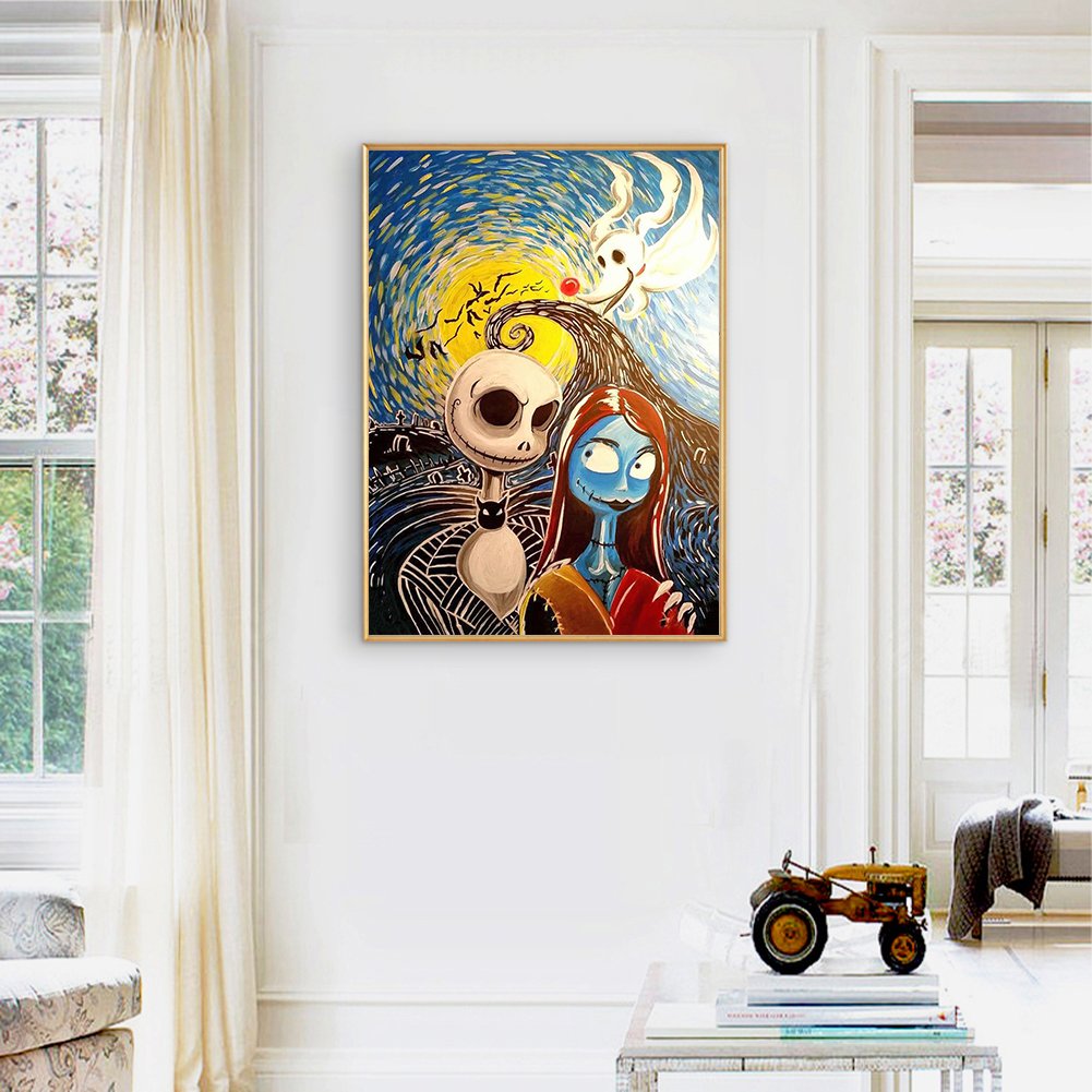 Diamond Painting - Full Round - Jack & Sally B