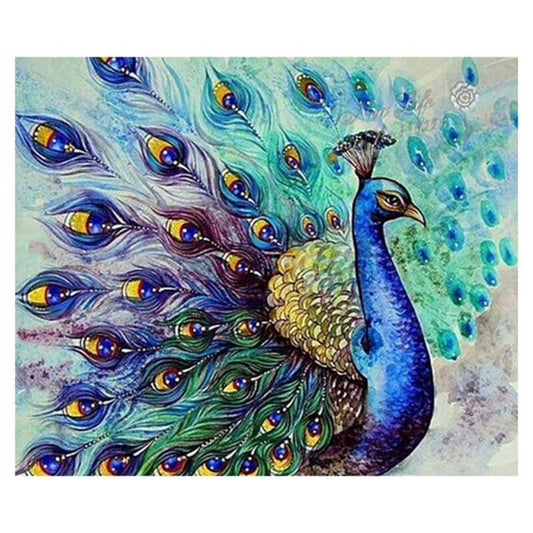 peacock diamond dots for adults