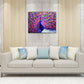 diamond dotz purple peacock diamond embroidery kit display