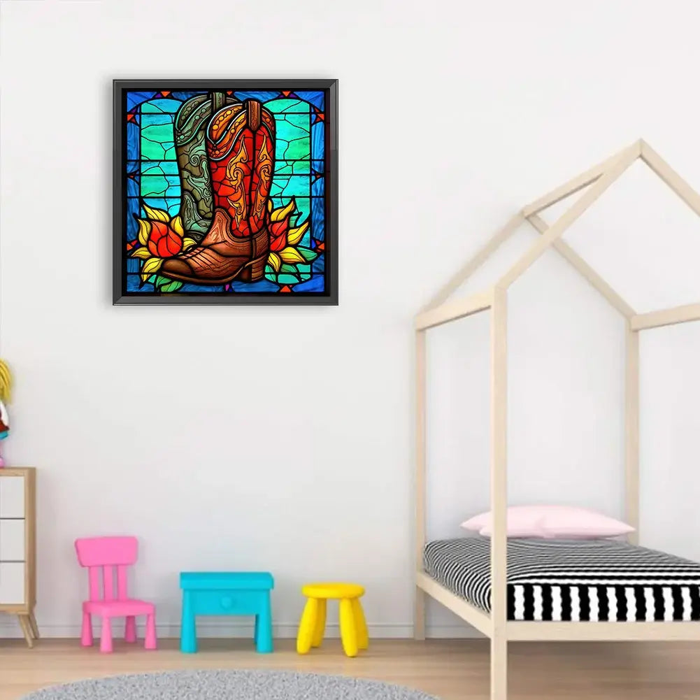 diamond embroidery chelsea stained glass