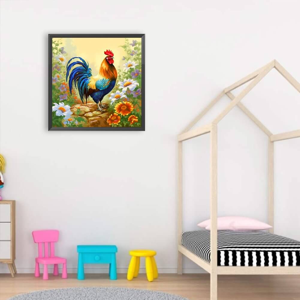 diamond embroidery full drill flower cock kit