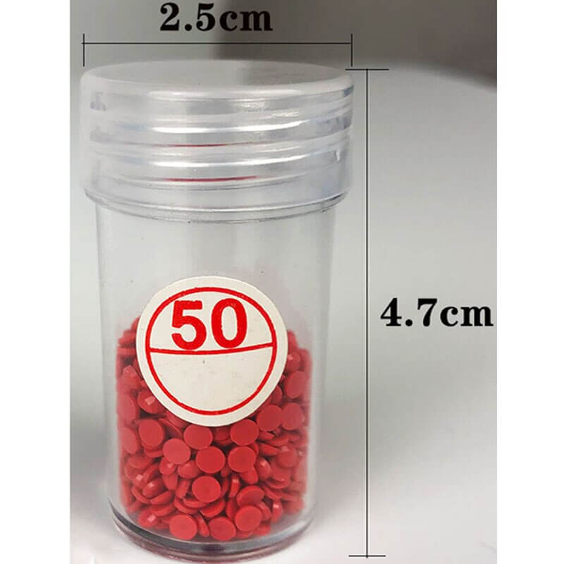60 Bottles of Diamond Painting Beads Storage Suitcase With Butterfly Pattern