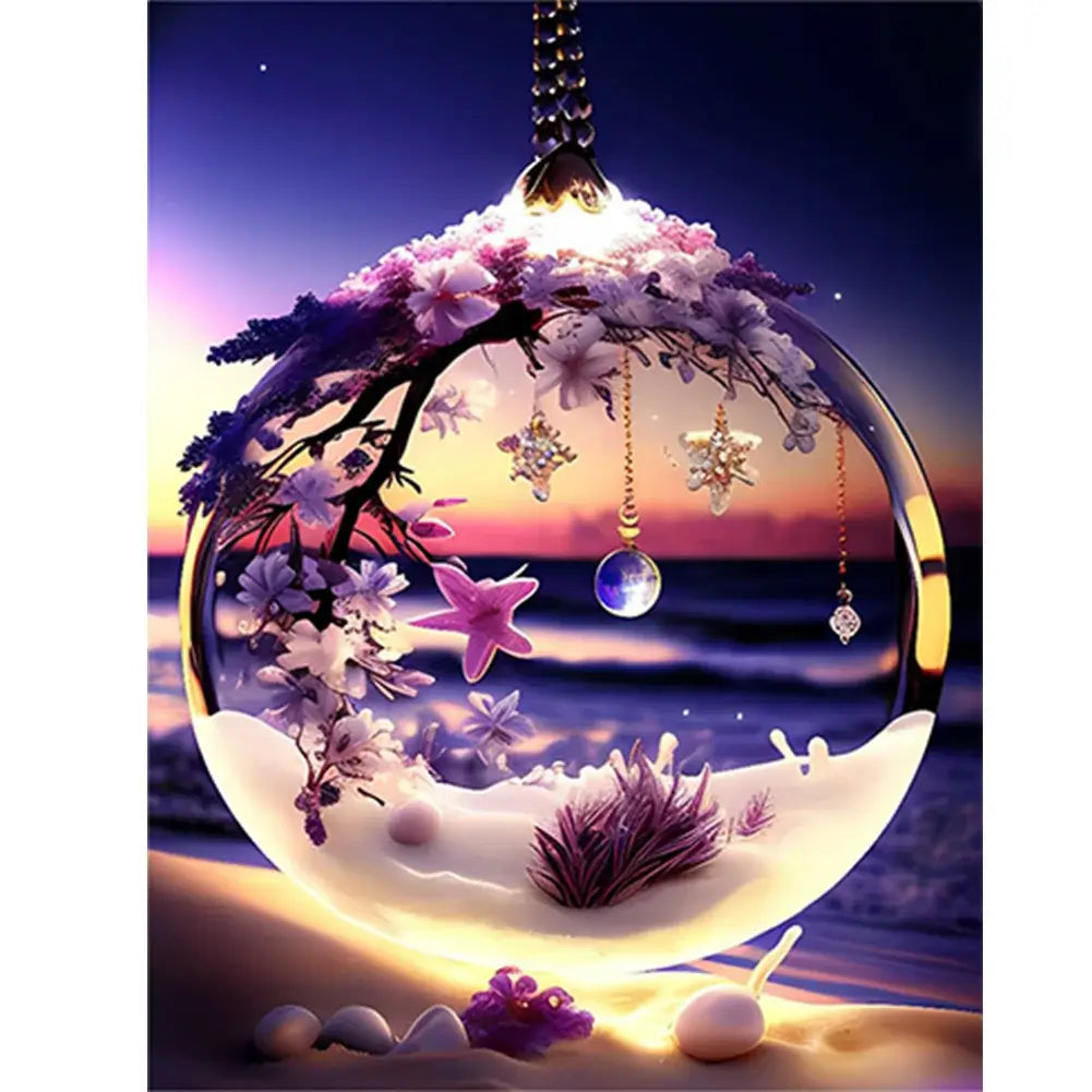 Diamond Painting - Full Round / Square - Crystal Flower Ball A