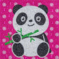 diamond painting crystal rhinestone panda