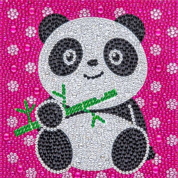 diamond painting crystal rhinestone panda