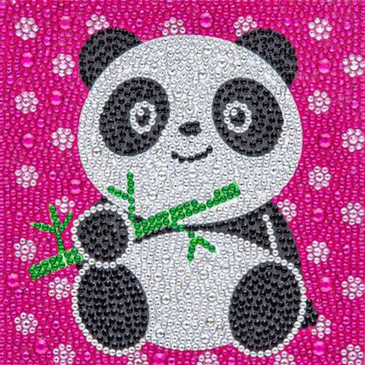 diamond painting crystal rhinestone panda
