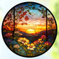 Diamond Painting - Full Round / Square - Stained Glass Sunflower