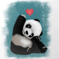 diamond painting cute panda