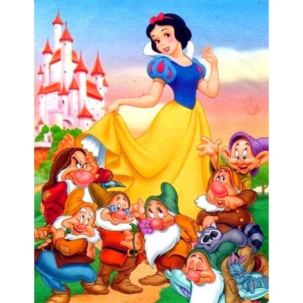 5d diamond embroidery kits snow white and the seven dwarfs