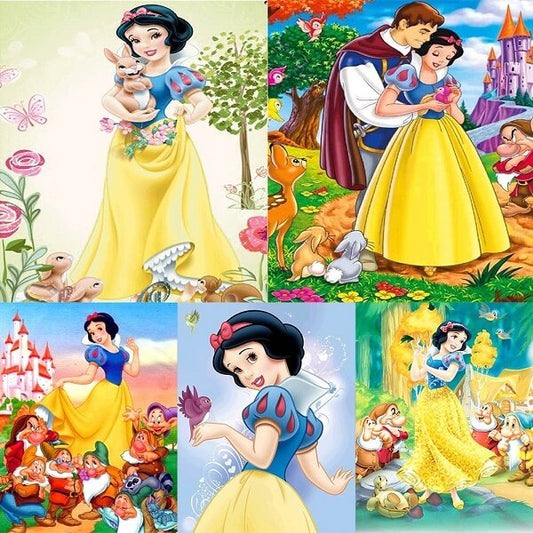 snow white diamond embroidery painting kits