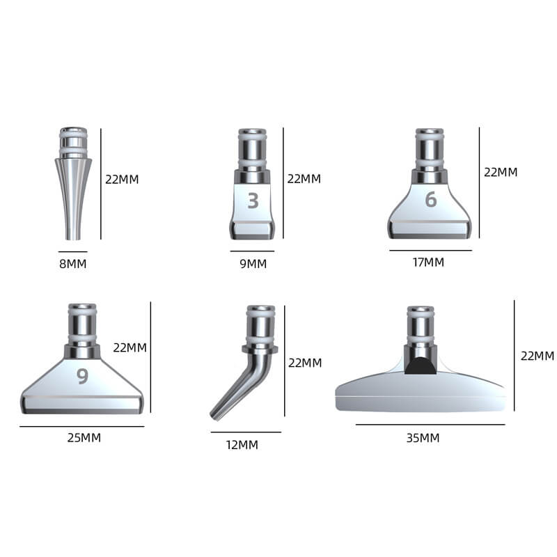 6 Metal Replacement Pen Heads For Diamond Painting Pen