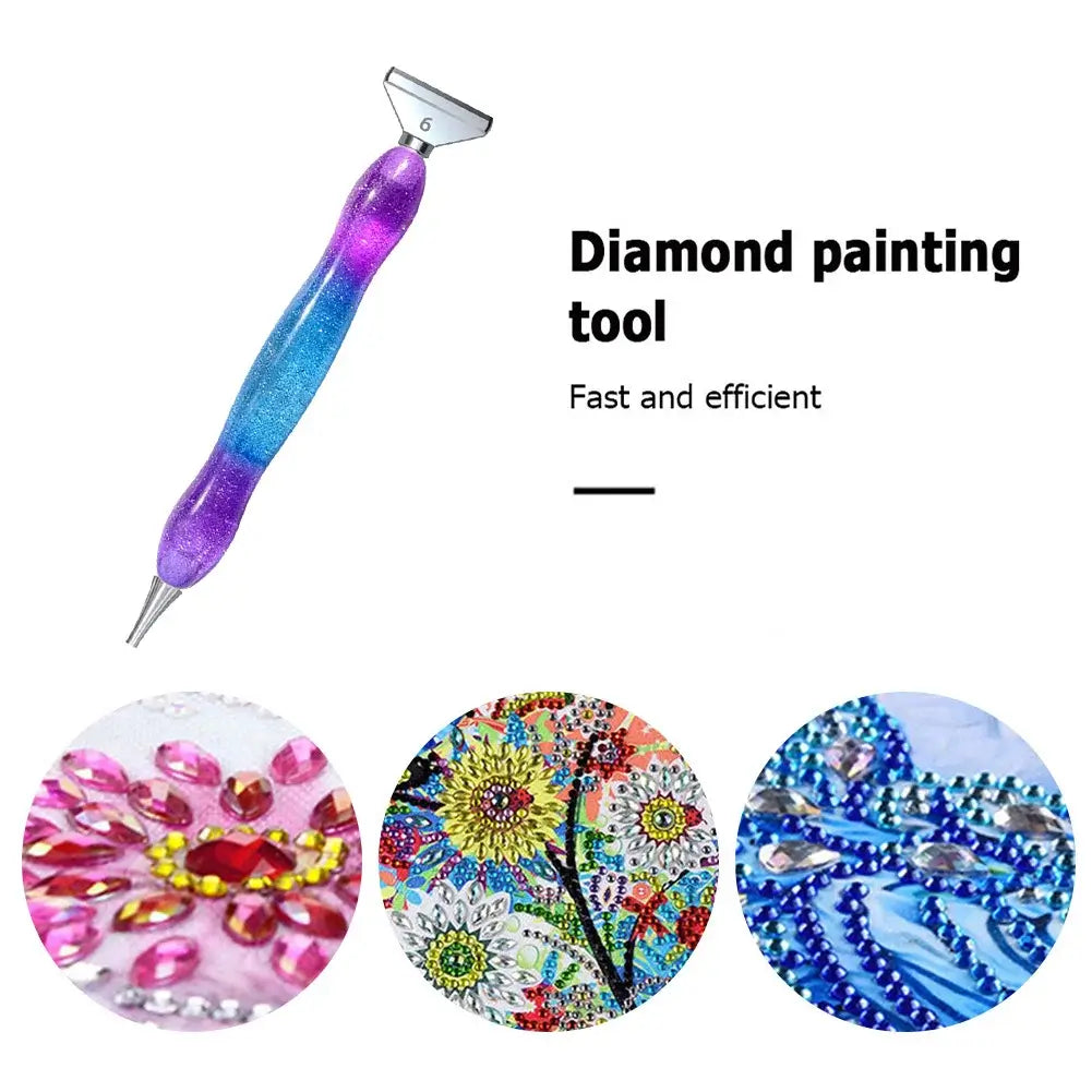 diamond pianting tool Point Drill Pen with 6 Metal Tips