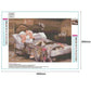 5D Diy Diamond Painting Kit Full Round Beads Sleeping Old Couple