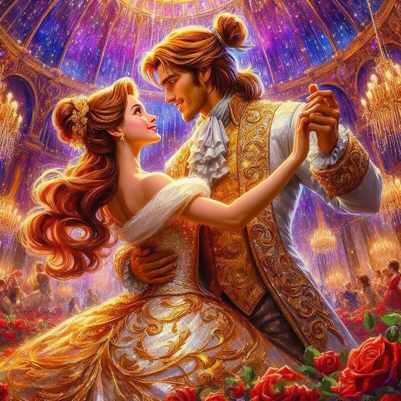 Beauty And The Beast 5D DIY Disney Diamond Painting