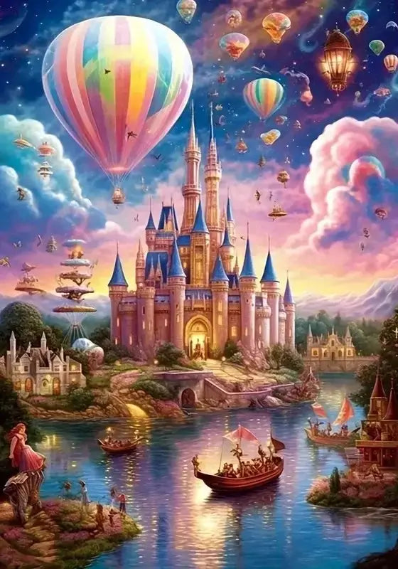 Disney Castle Diamond Painting Kit