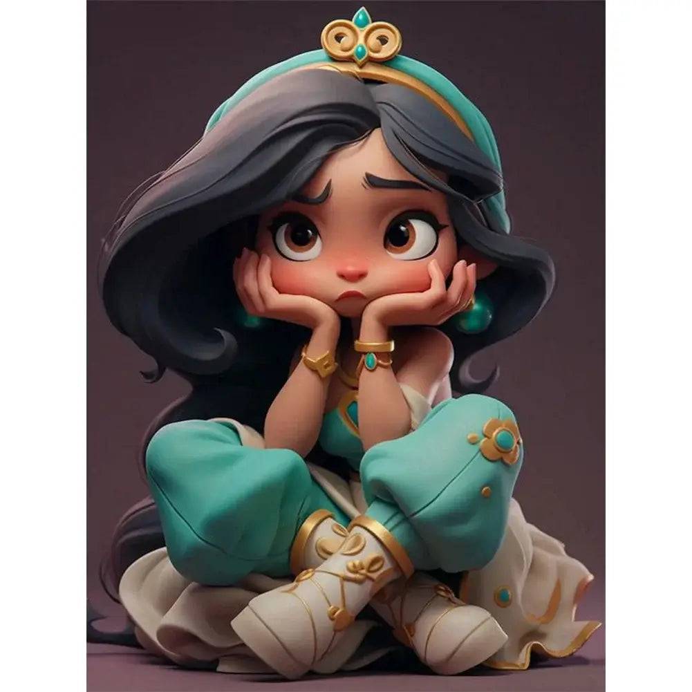 disney princess jasmine diamond painting kit