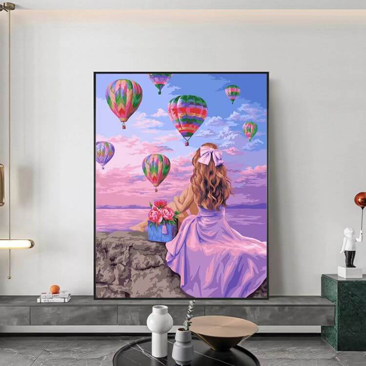 diy air balloon festival 5d diamond painting kit