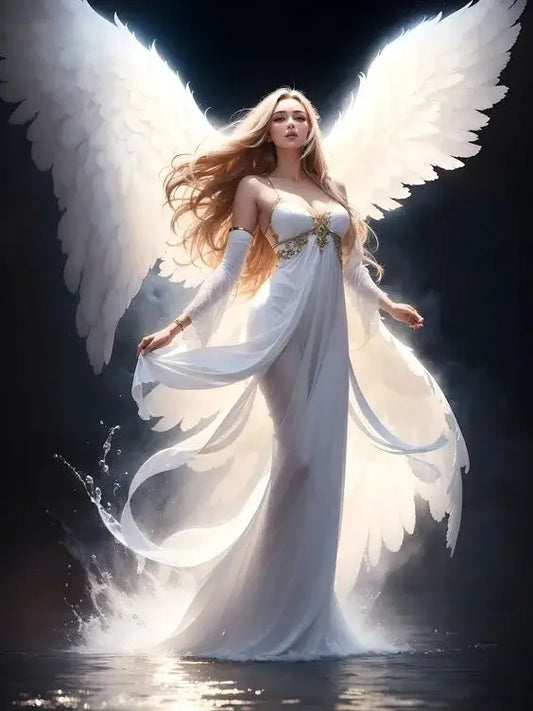 White Angel 5D DIY Diamond Painting Kit