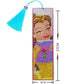 belle princess diamond painting bookmark with tassel size