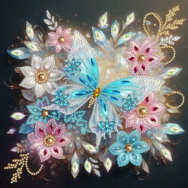 Butterfly Crystal Rhinestone Diamond Painting Kit