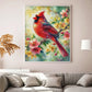 Cardinal On Branch 11ct Stamped Cross Stitch