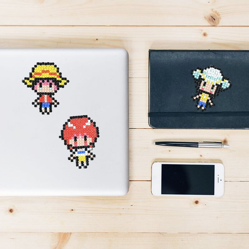 Cartoon Figure Diamond Painting Stickers