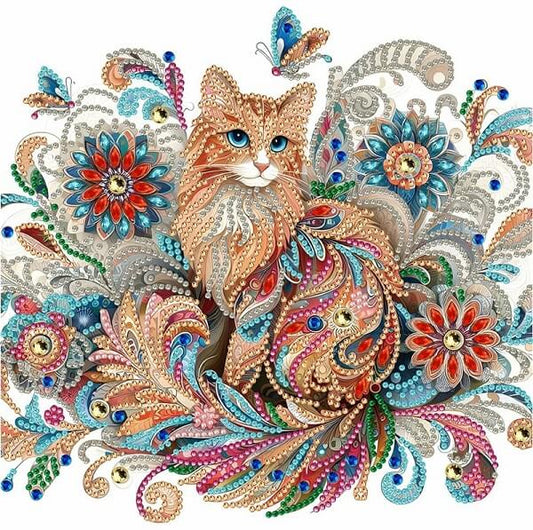 DIY Cat Crystal Rhinestone Diamond Painting