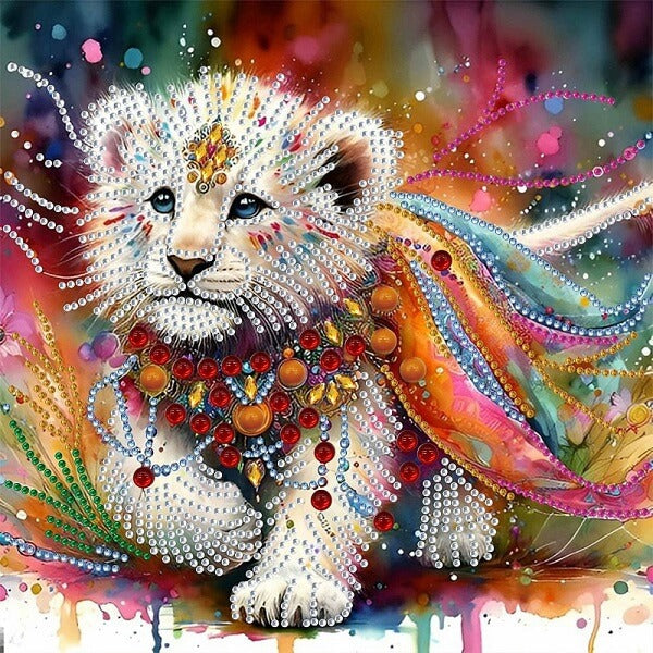 DIY Tiger Crystal Rhinestone Diamond Painting Kit