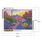diy colorful cactus garden diamond painting canvas size