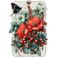 5D DIY Diamond Painting - Full Round / Square - Vintage Saffron Butterfly A