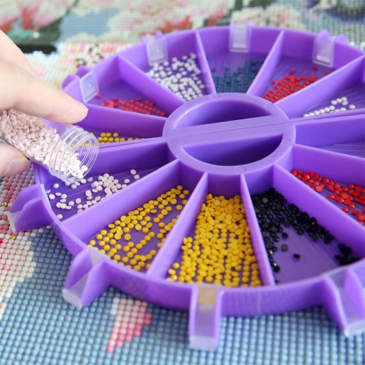 diy diamond painting beads tray