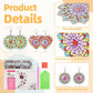 Mandala 8 Pairs DIY Diamond Painting Earrings Details