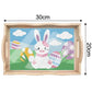 easter diamond art decor wooden food tray kit size