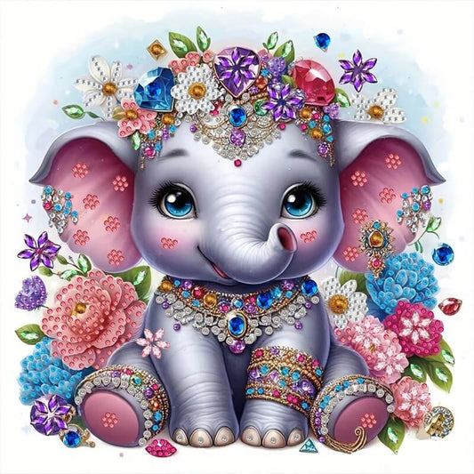 Elephant Crystal Rhinestone Diamond Painting Kit