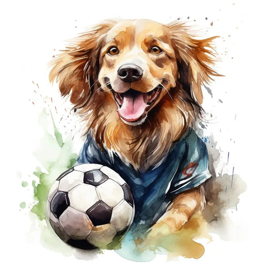 Play Ball Puppy 5D DIY Diamond Painting