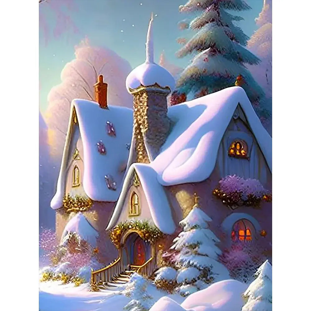 Snowy Scenery 5D DIY Diamond Painting