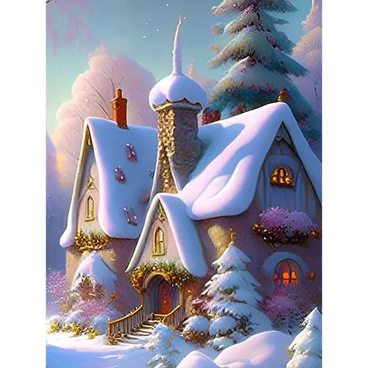 Snowy Scenery 5D DIY Diamond Painting