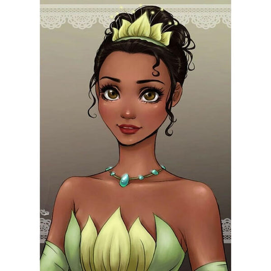 diy full drill tiana princess cross stitch diamond embroidery